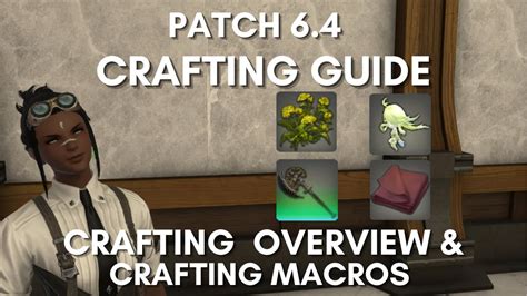 There is a list of what you need to make & materials. . Ffxiv crafting macro generator